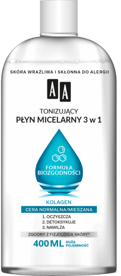 AA Formuła Biozgodności, tonizujący płyn micelarny