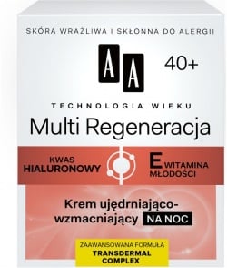 AA Multi Regeneracja, 50 ml krem ujędrniająco-wzmacniający na noc