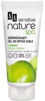 AA Sensitive Naturalne Spa żel do mycia ciała odświeżający