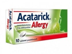 Acatarick Allergy, 10 mg, 10 tabletek