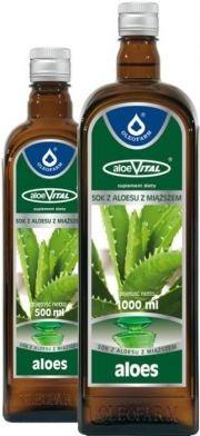AloeVital, sok z aloesu z miąższem (Oleofarm), 500 ml