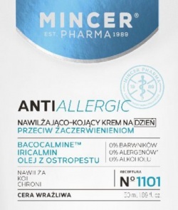 Anti Allergic , NAWILŻAJĄCO – KOJĄCY KREM NA DZIEŃ, 50 ml