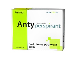 Antyperspirant, suplement diety, 30 tabletek