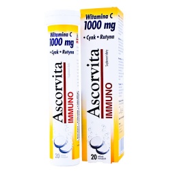 Ascorvita 1000 mg Immuno, 20tabletek