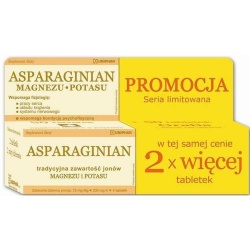 Asparaginian Magnez Potas Uniphar, tabletki, 100 szt
