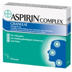 Aspirin Complex, 500 mg+30 mg, granulat, zawiesina doustna, 10 saszetek