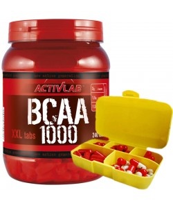 BCAA 1000 XXL + Pill Box