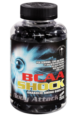 BODY ATTACK - Bcaa Shock - 120kaps