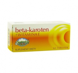 Beta Karoten + Witamina E, tabletki, 60 szt