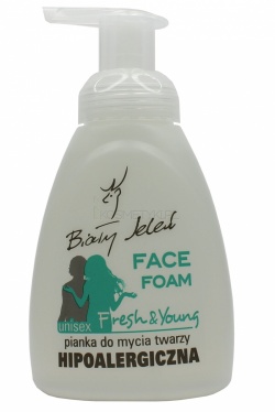 Hipoalergiczna pianka do mycia twarzy BIAŁY JELEŃ FRESH & YOUNG dla nastolatków,275 ml