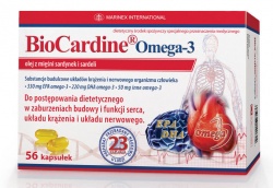 BioCardine Omega-3, 56 kapsułek