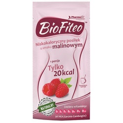 BioFiteo proszek o smaku malinowym 20g saszetka