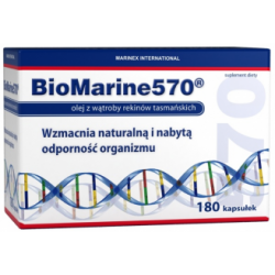 BioMarine 570, kapsułki z olejem z wątroby rekina, 180 szt