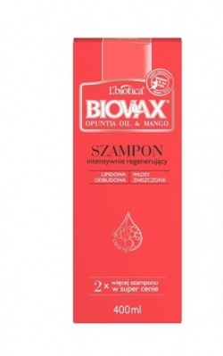 BIOVAX OPUNTIA OIL & MANGO SZAMPON, 400  ml