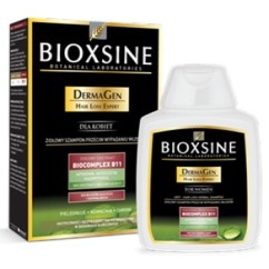 Bioxsine DermaGen to ziołowy szampon do włosów, przeciw ich nadmiernemu wypadaniu, dla włosów z tendencją do powstawania łupieżu