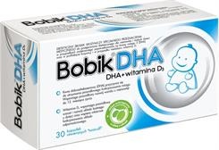 BOBIK DHA + witamina D3 30kapsułek
