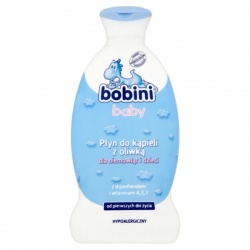 Bobini Baby, płyn do kąpieli z oliwką, 400 ml