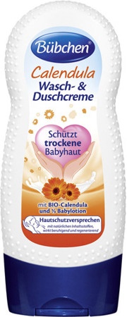 Bübchen, BIO - Calendula - Żel do mycia i kąpieli dla niemowląt, 230ml