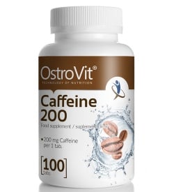 OSTROVIT - Caffeine 200 mg (Kofeina) - 100 tabl