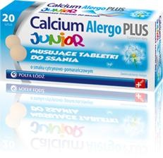 Calcium Alergo Plus Junior, 20 tabletek