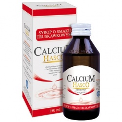CALCIUM HASCO (o smaku truskawkowym), syrop, 150 ml
