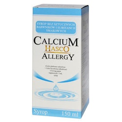 CALCIUM HASCO ALLERGY, syrop, 150 ml