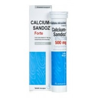 Calcium Sandoz Forte 500mg 20 tabletek musującyc