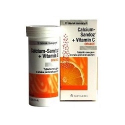 Calcium Sandoz + Vitamin C orange