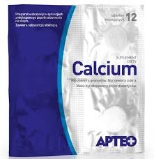 Calcium w folii APTEO, 12 tabletek musujących