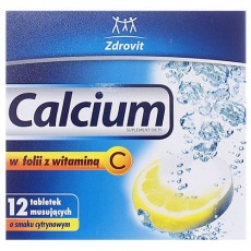 Calcium w folii z witaminą C