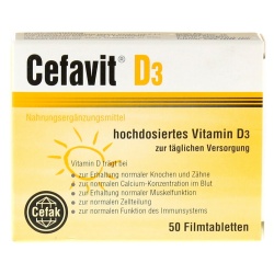 Cefavit D3, tabletki powlekane, 50 szt
