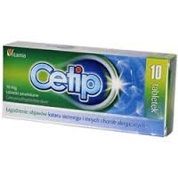 Cetip,10 mg, tabletki powlekane, 10 szt