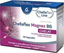 Chellaflex Magnez B6, kapsułki, 36 szt