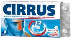 Cirrus, 6 tabletek