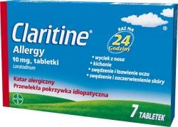 Claritine Allergy, 7 tabletek