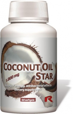 COCONUT OIL STAR Starlife - grzybice, odporność, 50 kapsułek