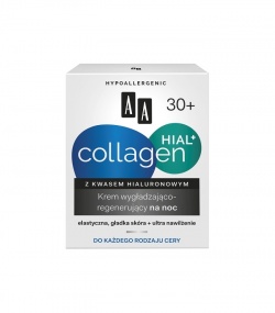 Aa Collagen Hial+ krem wygładzająco-regenerujący na noc, 50 ml