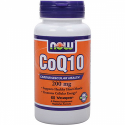 NOW - CoQ10 ( Koenzym Q10 ) 200 mg - 60  kaps