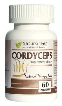Cordyceps, 60 tabletek NaturGreen