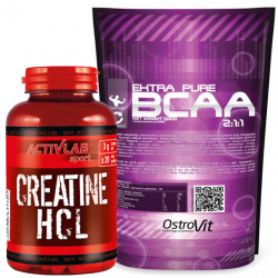 Creatine HCL + Extra Pure BCAA 500G