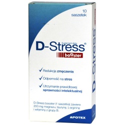 D-Stress booster, proszek, 10 saszetek