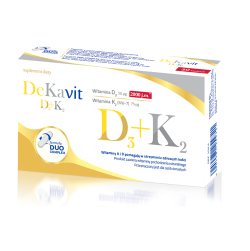 DeKavit D3 + K2, 30 kapsułek