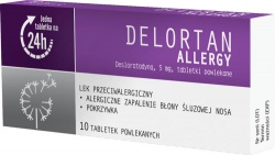 POLFA WARSZAWA  Delortan Allergy, 10 tabletek