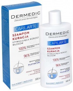 Dermedic Capilarte, szampon, kuracja stymulująca wzrost włosów, 300ml