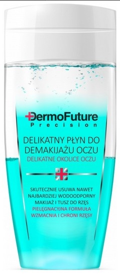 Dermo Future Delikatny dwufazowy płyn do demakijażu oczu, 150 ml