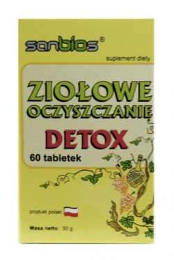 DETOX- ziołowe oczyszczanie - 60 tab