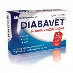 Diabavet, Avet Pharma, 60 tabletek powlekanych
