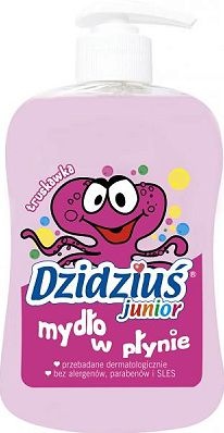 Mydło w płynie Dzidziuś Junior o zapachu truskawki, 265 ml