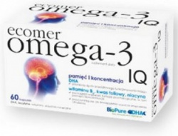 Ecomer Omega-3 IQ, kapsułki, 60 szt