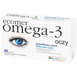Ecomer Omega-3 oczy, kapsułki, 30 szt